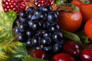 Southern fruits on table