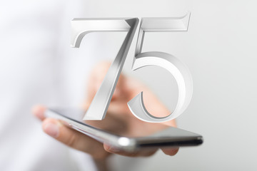 Template 3d  Years Anniversary Illustration.