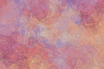 Abstract lines cartoon background.