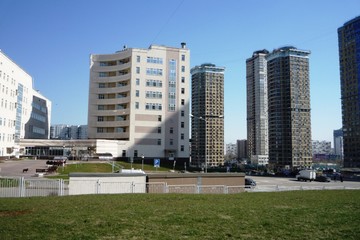 modern buildings in moscow