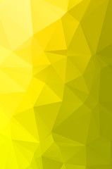 Yellow vivid polygonal vector background.  geometric vector illustration. creative design template