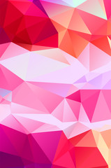 Light pink polygonal design pattern