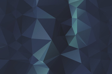 Fototapeta premium Dark low poly template Glitter abstract illustration with an elegant design esign