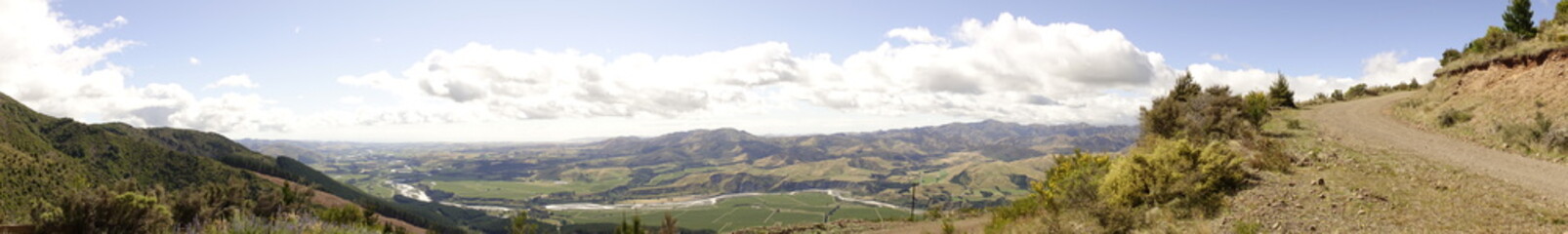 Bergpanorama in Neuseeland