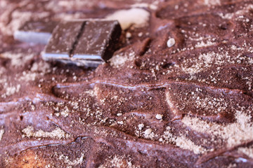 Chocolate Cake Surface Detail
