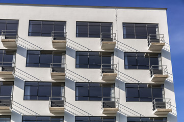 Bauhaus Dessau Rückansicht