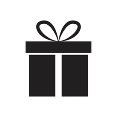 Gift solid icon for apps and websites