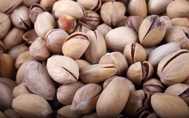Pistachio nuts background