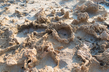 Obraz na płótnie Canvas alien landscapes built of sand