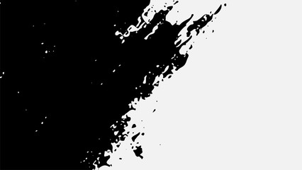 Black and white grunge texture background. Vector illustration