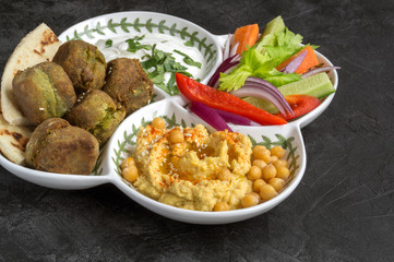 Falafel, a traditional Israeli dish of chickpea.