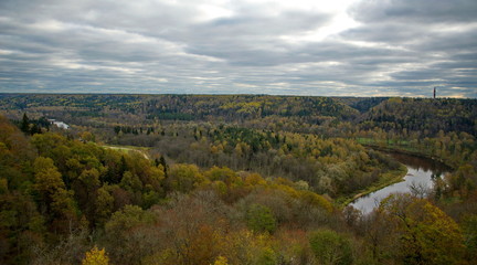 panorama of landscape