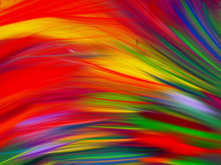 rainbow abstract fractal background 3d rendering illustration