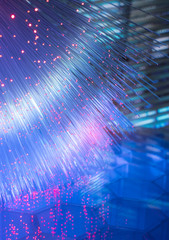 fiber optics network cable for fast communications