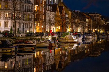 Fototapeta na wymiar Quiet night in Copenhagen