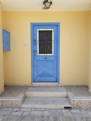 Fototapeta premium ancient wooden door in Cyprus