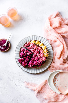 Red velvet chocolate beet cake