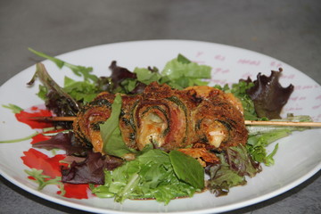 entrée de légumes et fromage