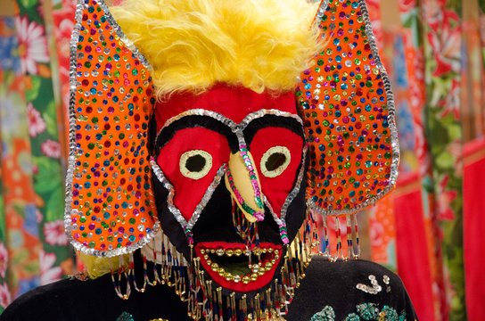 Carnival folk mask