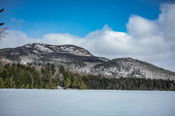 lake in the mountains