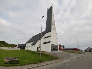 The beautiful church in Vardø, Norway