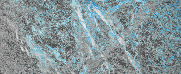 Blue gray white abstract marble granite natural stone texture background banner panorama