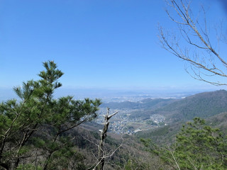 山と青空