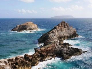 Pointe des colibris à la Pointe des châteaux côté Grande-Terre en Guadeloupe