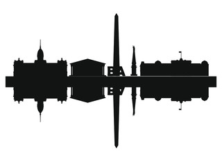 Obraz premium vector, skyline of Buenos Aires city in Argentina