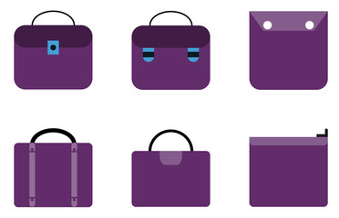 flat icon.icon bag vector.back to school