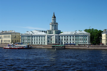Fototapeta na wymiar Musée de Saint Pétersbourg sur la Fontanka