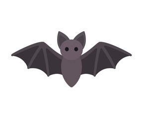Cartoon bat icon