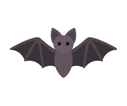 Cartoon bat icon