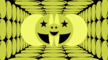 Funny Retro Console Game 16 Bit Pixelated Animation Endless Loop