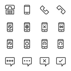 .communication icons Phone Vector Illustration