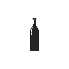 bottle icon template color editable. bottle symbol vector sign isolated on white background illustration for graphic and web design.