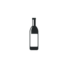 bottle icon template color editable. bottle symbol vector sign isolated on white background illustration for graphic and web design.
