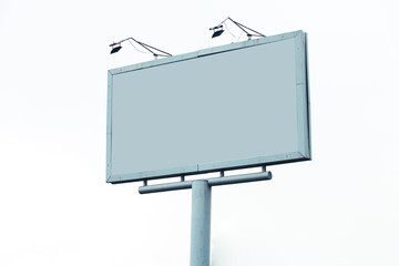 mock up blank billboard