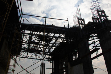 background construction site