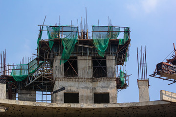 background construction site
