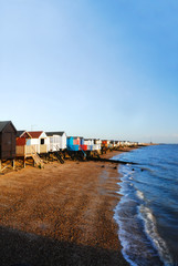 イギリス可愛らしい浜辺の小屋
