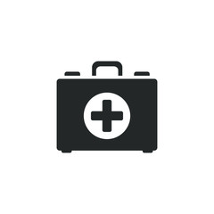 First aid icon template color editable. First aid symbol vector sign isolated on white background illustration for graphic and web design.
