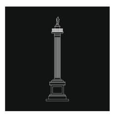 Gray Monument, Gray Street in Newcastle City