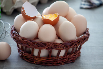 eggs in a basket