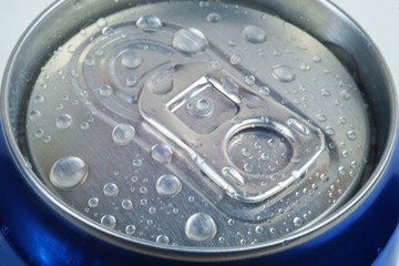 Can with water drops