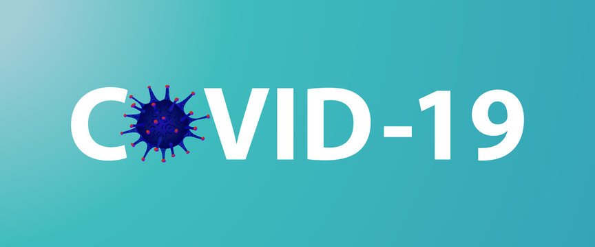 Covid 19, pandemic coronavirus symbol and icon vector illustration
