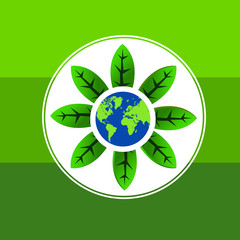 World Health Day. Logo with the inscription.