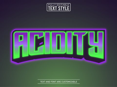 Acid Poison Cool Modern Esport Logo Text Effect