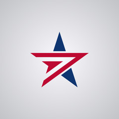 American Star Logo Design