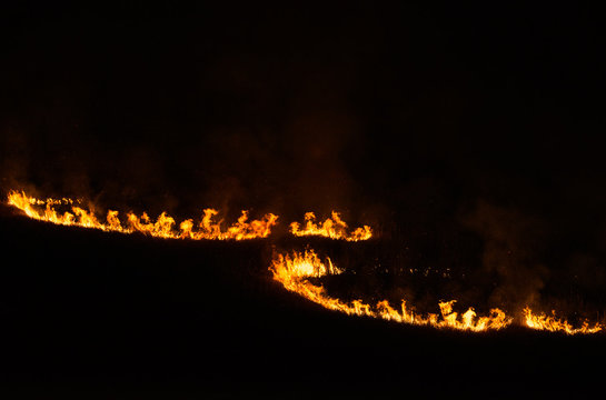 Pagan Fire Circles, At Night